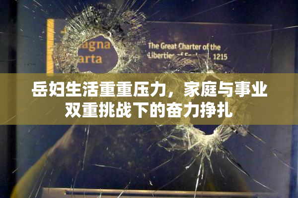 岳妇生活重重压力，家庭与事业双重挑战下的奋力挣扎