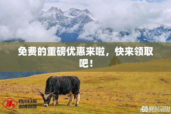 免费的重磅优惠来啦，快来领取吧！