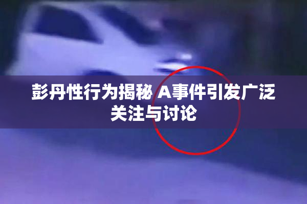 彭丹性行为揭秘 A事件引发广泛关注与讨论