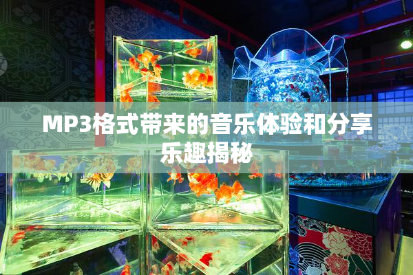 MP3格式带来的音乐体验和分享乐趣揭秘