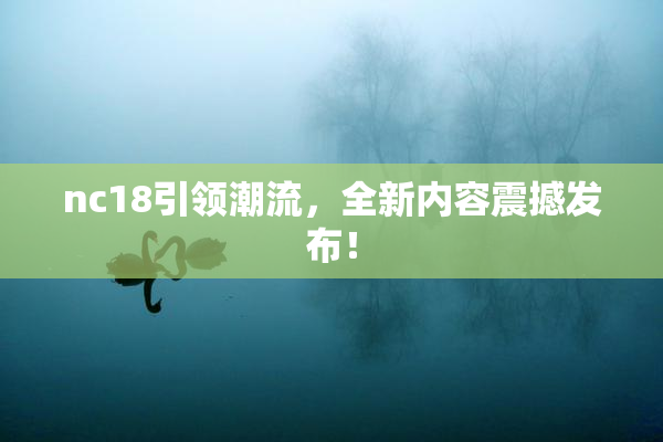 nc18引领潮流，全新内容震撼发布！