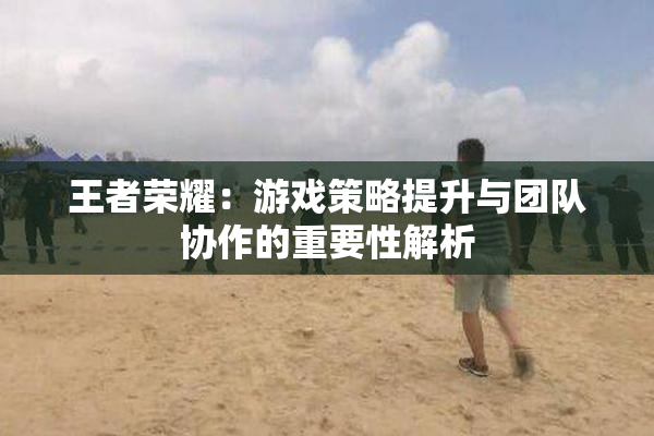 王者荣耀：游戏策略提升与团队协作的重要性解析