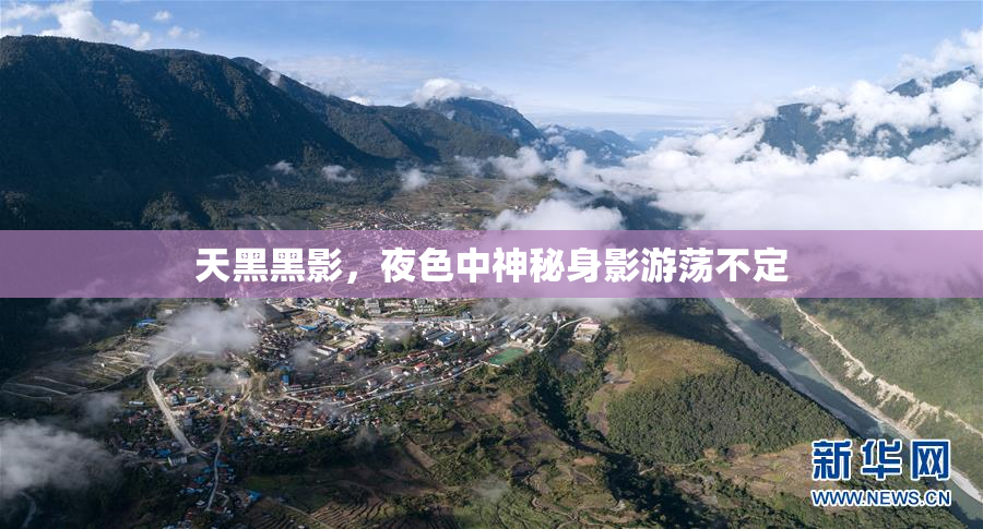 天黑黑影，夜色中神秘身影游荡不定