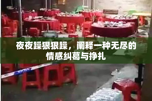 夜夜躁狠狠躁，阐释一种无尽的情感纠葛与挣扎