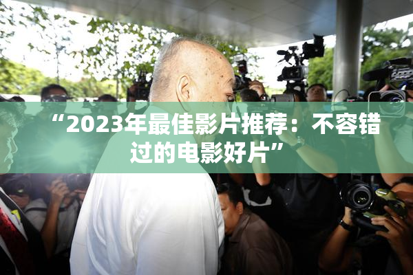 “2023年最佳影片推荐：不容错过的电影好片”