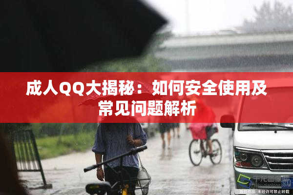 成人QQ大揭秘：如何安全使用及常见问题解析