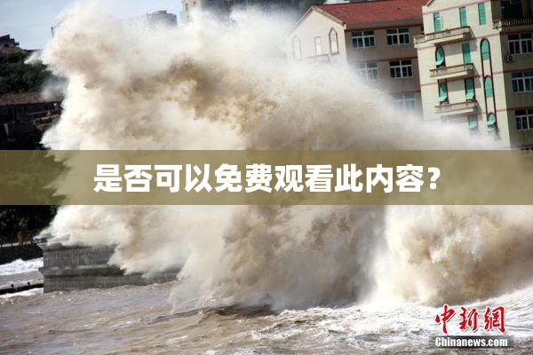 是否可以免费观看此内容？