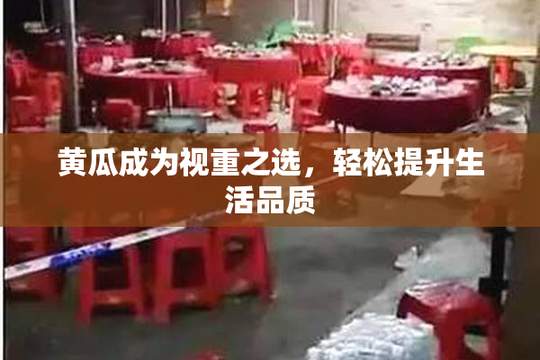 黄瓜成为视重之选，轻松提升生活品质