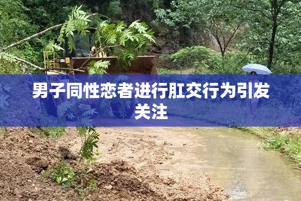 男子同性恋者进行肛交行为引发关注