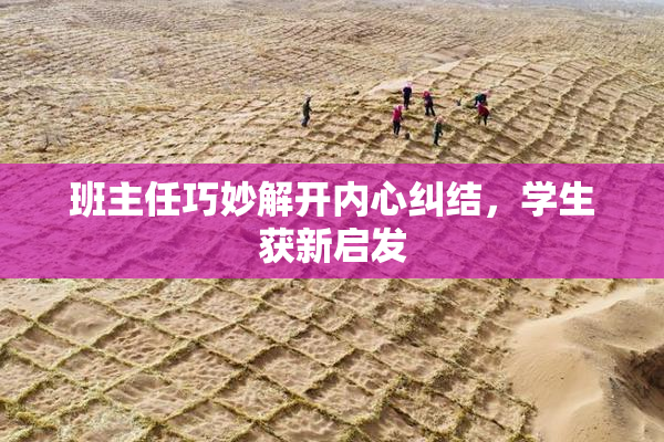 班主任巧妙解开内心纠结，学生获新启发