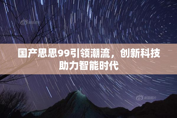 国产思思99引领潮流，创新科技助力智能时代