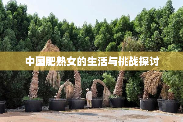 中国肥熟女的生活与挑战探讨