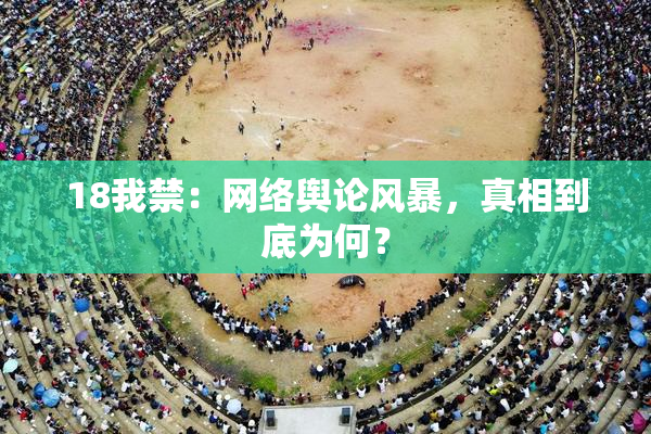 18我禁：网络舆论风暴，真相到底为何？