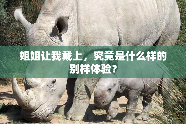 姐姐让我戴上，究竟是什么样的别样体验？