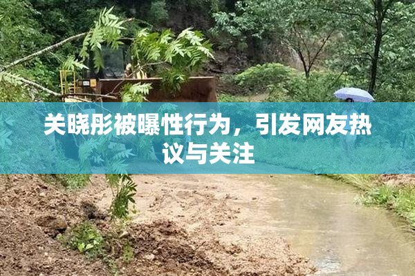 关晓彤被曝性行为，引发网友热议与关注