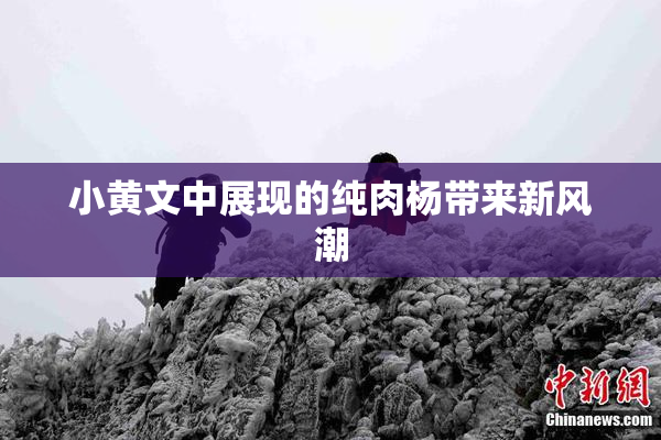 小黄文中展现的纯肉杨带来新风潮