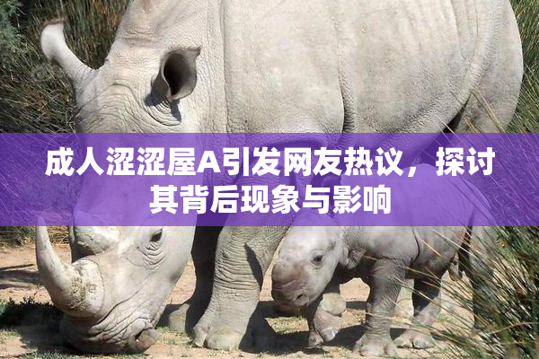 成人涩涩屋A引发网友热议，探讨其背后现象与影响