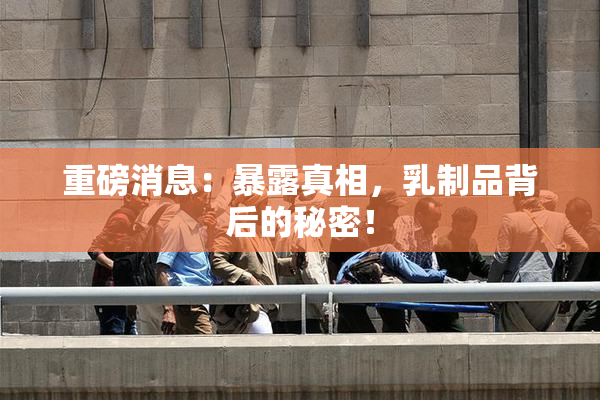 重磅消息：暴露真相，乳制品背后的秘密！