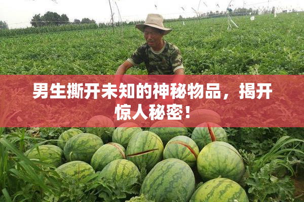 男生撕开未知的神秘物品，揭开惊人秘密！