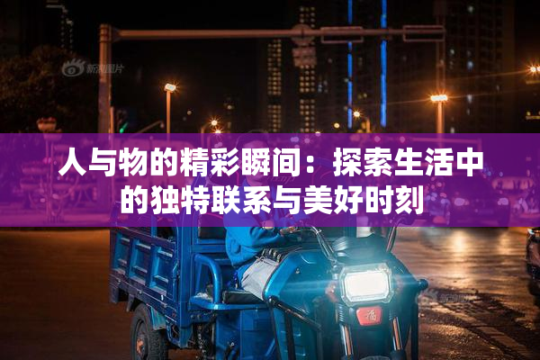 人与物的精彩瞬间：探索生活中的独特联系与美好时刻