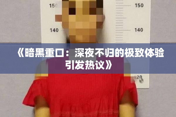 《暗黑重口：深夜不归的极致体验引发热议》