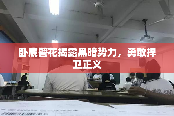 卧底警花揭露黑暗势力，勇敢捍卫正义