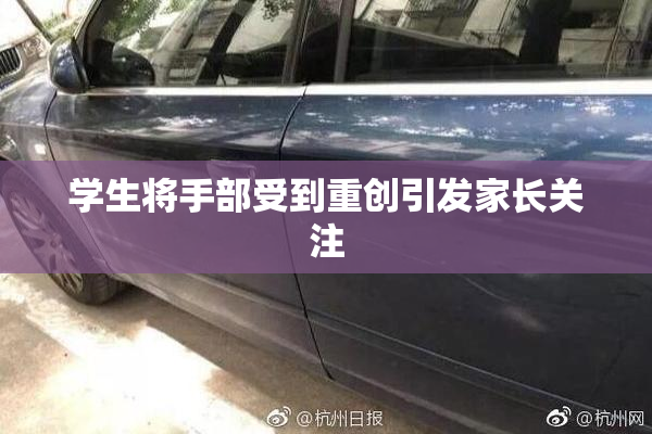 学生将手部受到重创引发家长关注