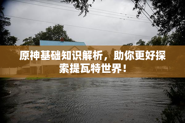 原神基础知识解析，助你更好探索提瓦特世界！