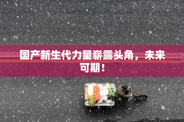 国产新生代力量崭露头角，未来可期！