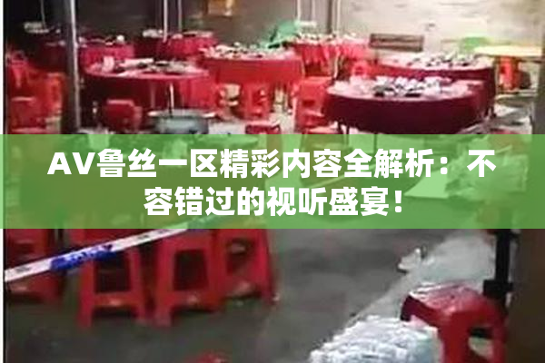 AV鲁丝一区精彩内容全解析：不容错过的视听盛宴！