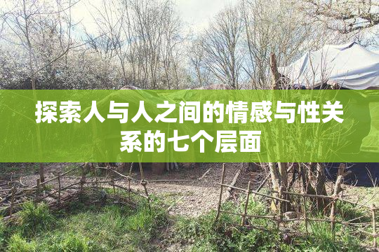 探索人与人之间的情感与性关系的七个层面
