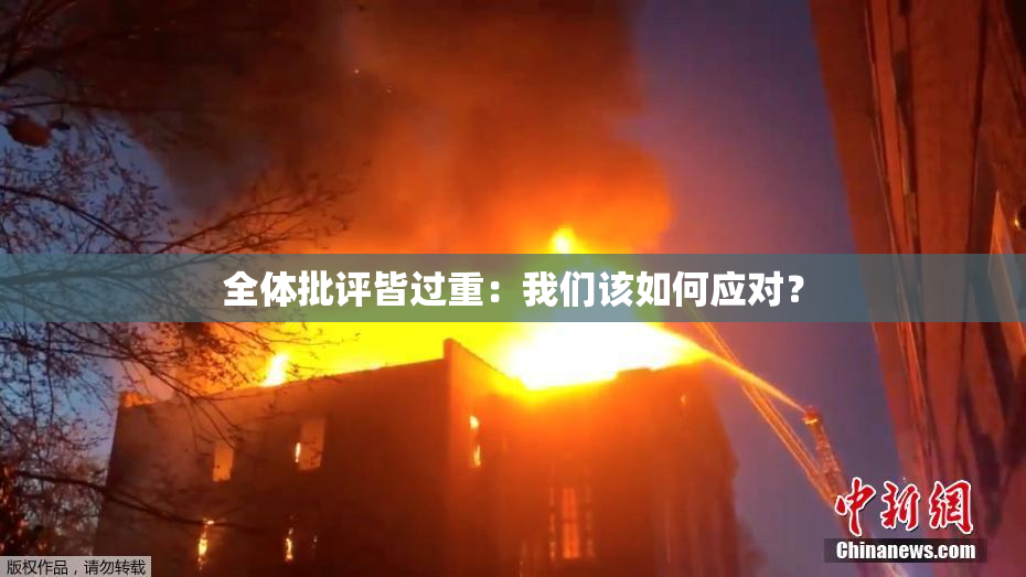全体批评皆过重：我们该如何应对？