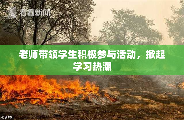 老师带领学生积极参与活动，掀起学习热潮