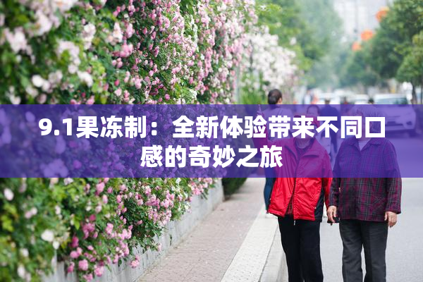 9.1果冻制：全新体验带来不同口感的奇妙之旅