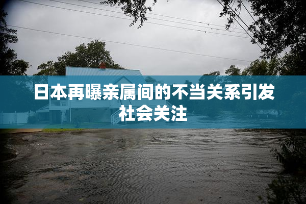 日本再曝亲属间的不当关系引发社会关注