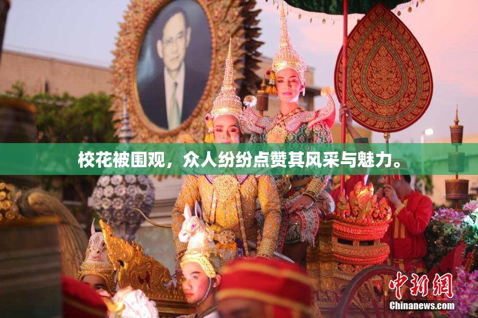 校花被围观，众人纷纷点赞其风采与魅力。