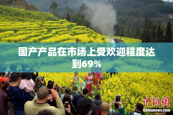 国产产品在市场上受欢迎程度达到69%