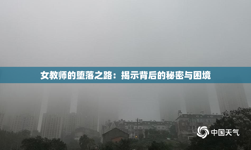 女教师的堕落之路：揭示背后的秘密与困境