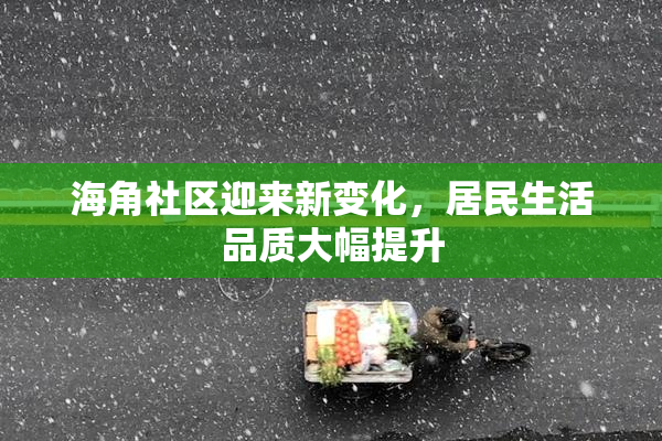 海角社区迎来新变化，居民生活品质大幅提升
