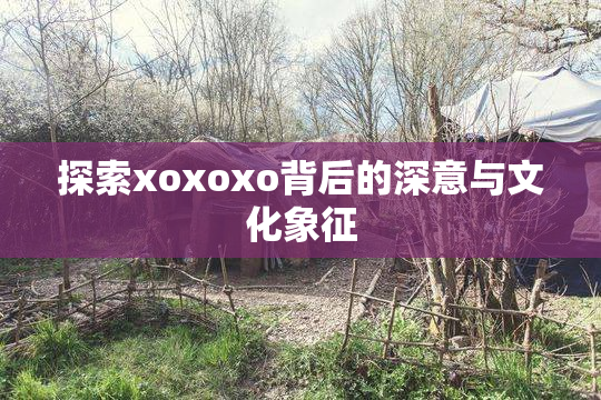 探索xoxoxo背后的深意与文化象征