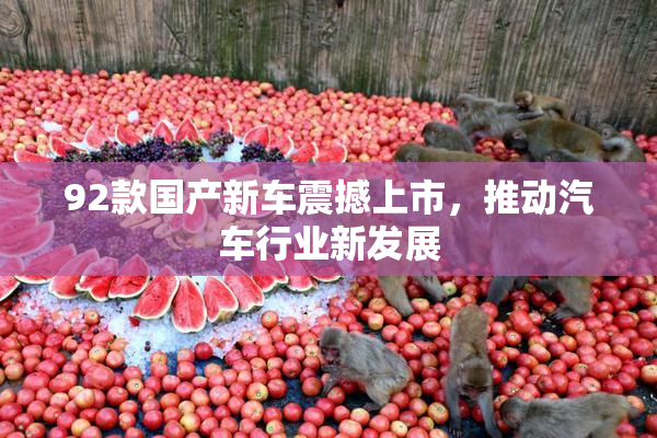 92款国产新车震撼上市，推动汽车行业新发展