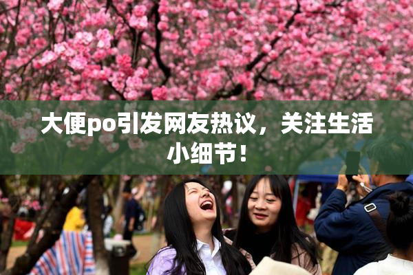 大便po引发网友热议，关注生活小细节！