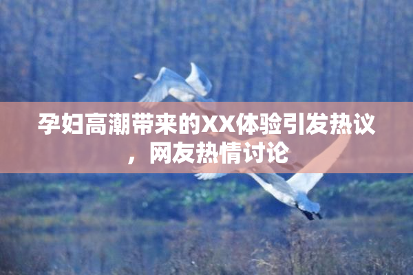 孕妇高潮带来的XX体验引发热议，网友热情讨论