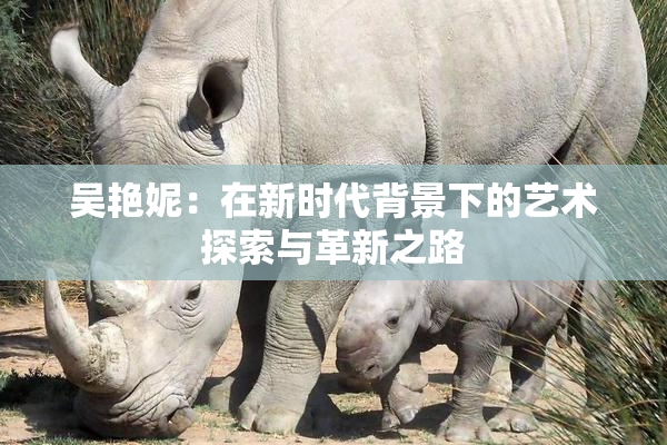 吴艳妮：在新时代背景下的艺术探索与革新之路