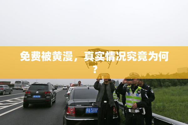 免费被黄漫，真实情况究竟为何？