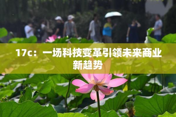 17c：一场科技变革引领未来商业新趋势