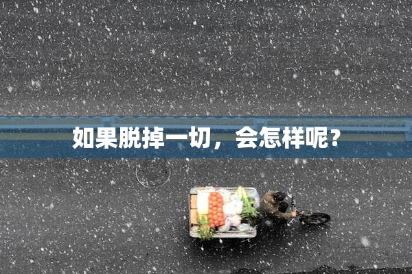 如果脱掉一切，会怎样呢？