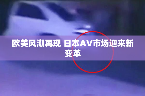 欧美风潮再现 日本AV市场迎来新变革
