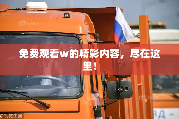 免费观看w的精彩内容，尽在这里！