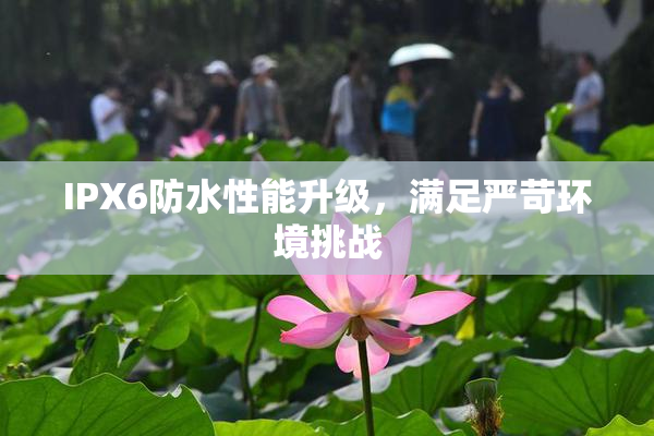 IPX6防水性能升级，满足严苛环境挑战
